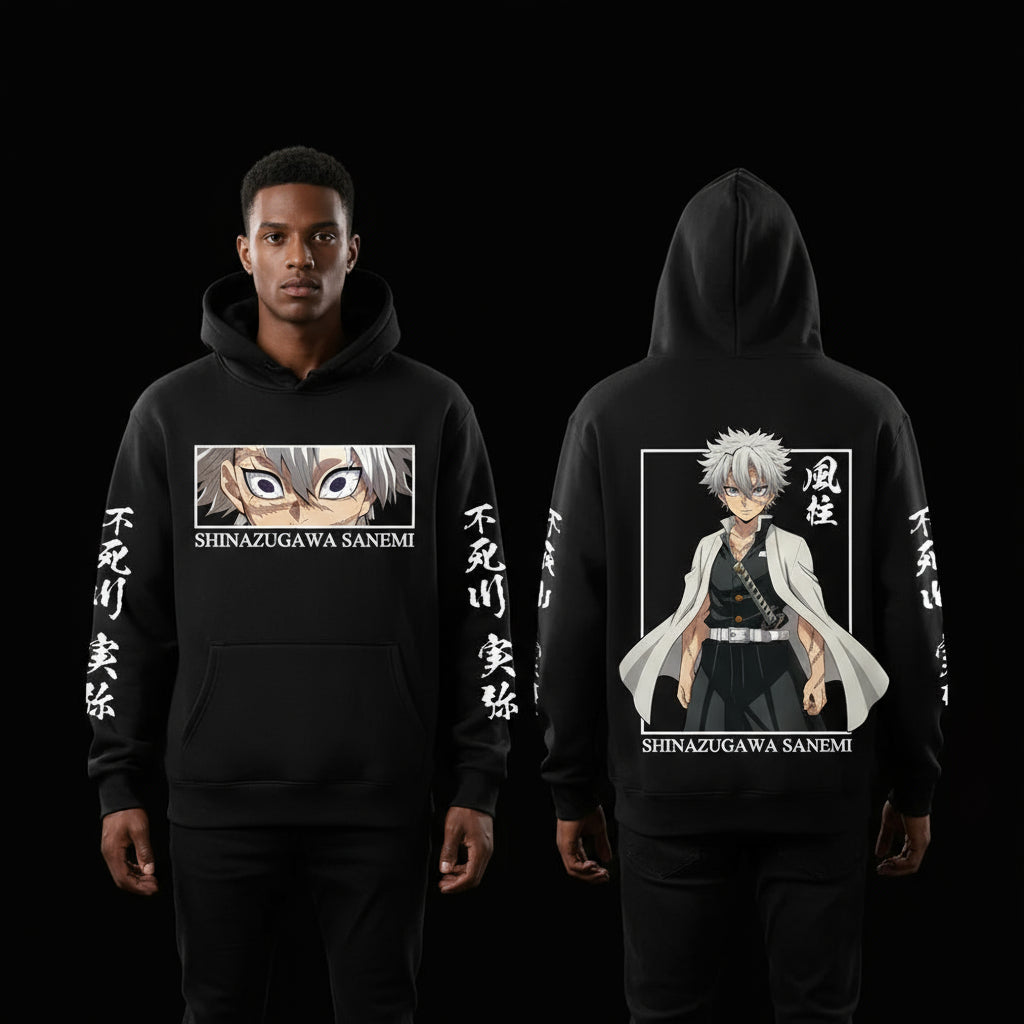 Sweat à capuche Sanemi  – Style décontracté