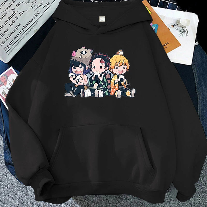 Sweat à capuche décontracté Kawaii – Unisexe