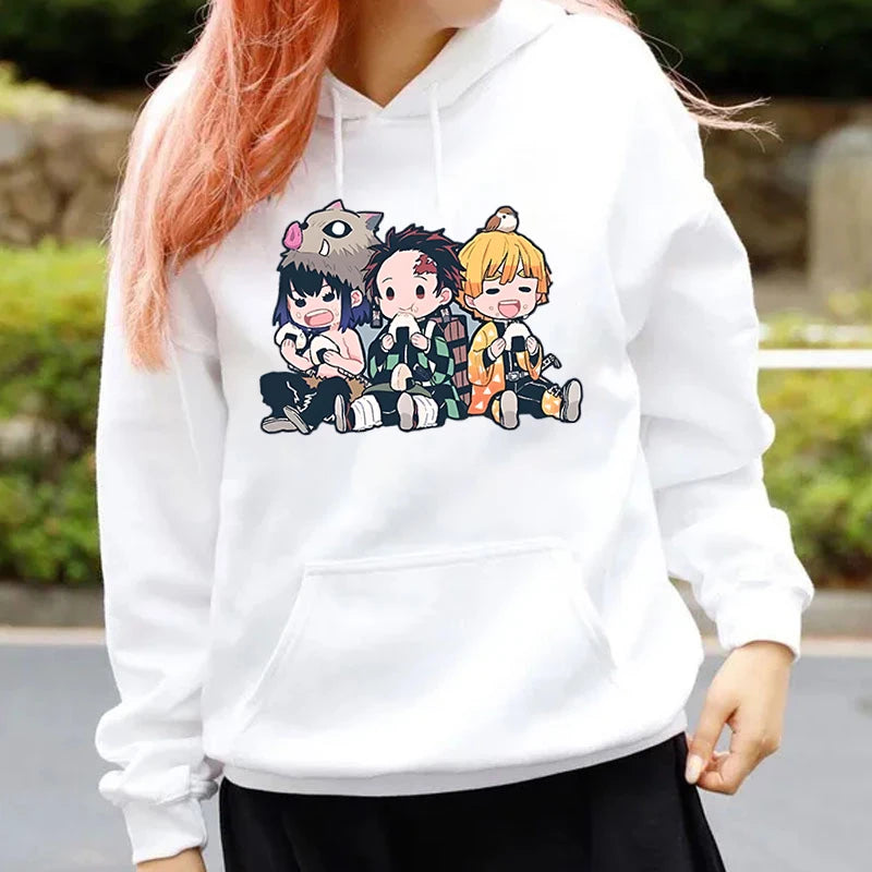 Sweat à capuche décontracté Kawaii – Unisexe