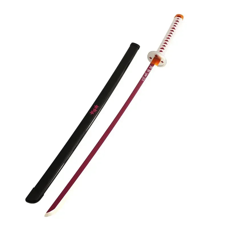 Demon Slayer Anime Katana Nichirin lame en bois Led