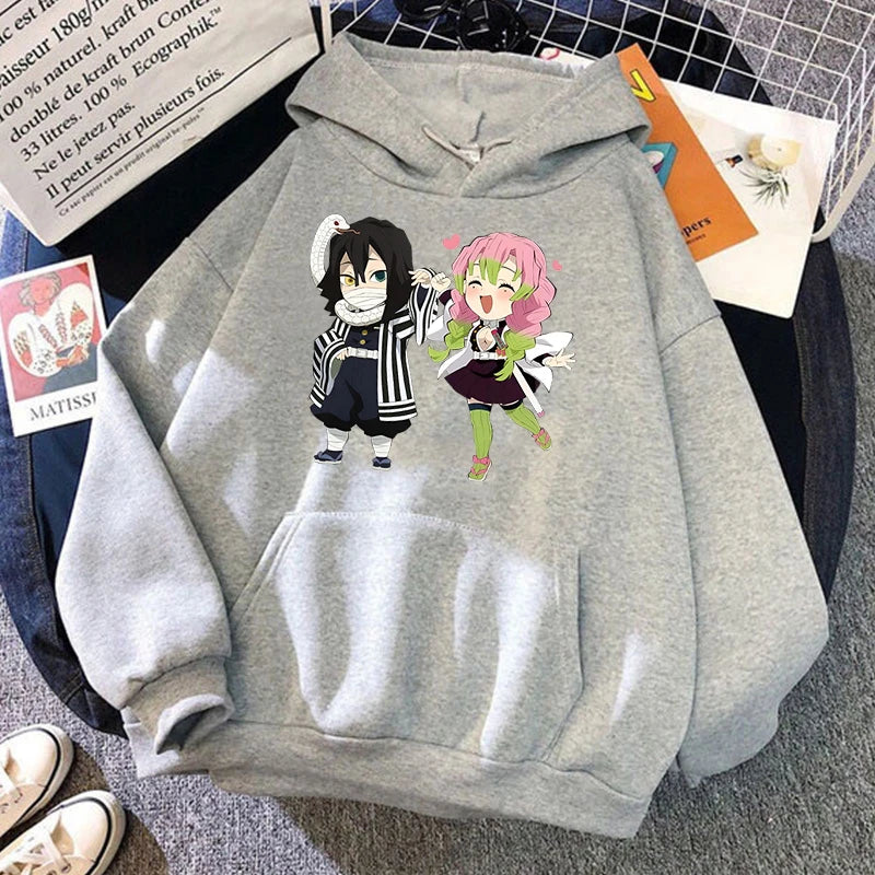 Sweat à capuche Misturi/Obanai unisexe – Style décontracté et confortable