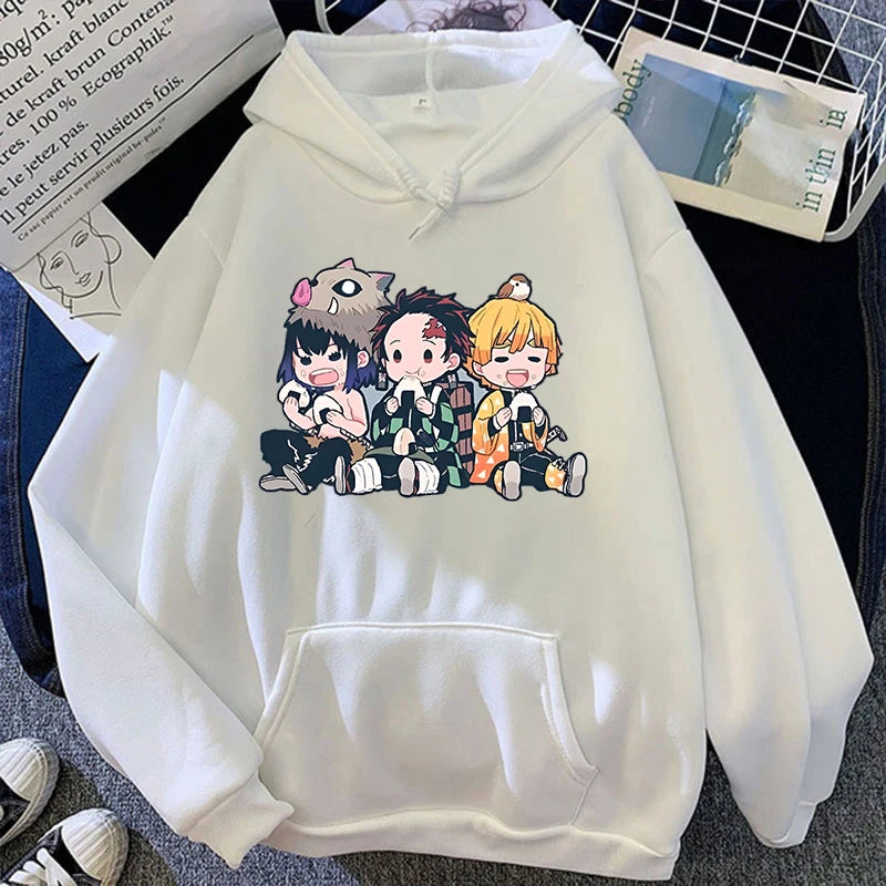 Sweat à capuche décontracté Kawaii – Unisexe