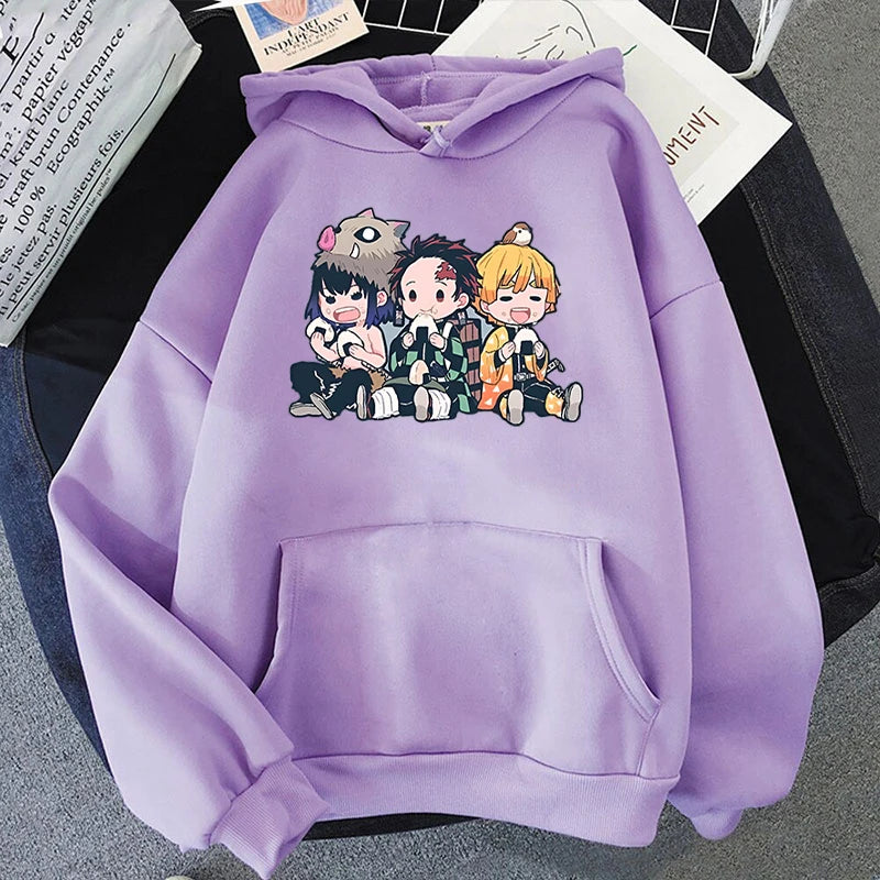 Sweat à capuche décontracté Kawaii – Unisexe