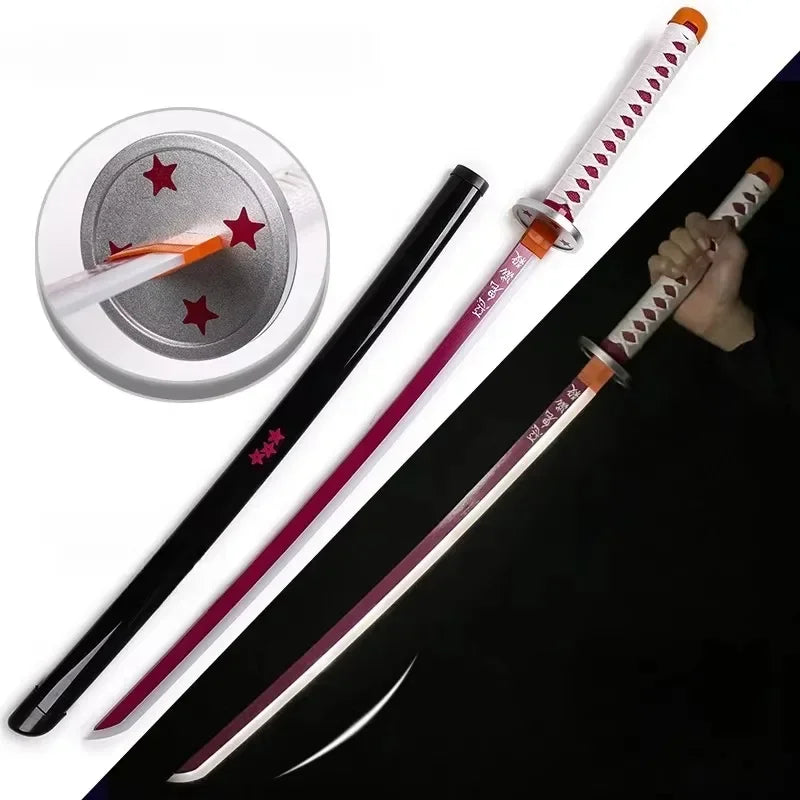 Katana Lumineux Demon Slayer – Sabre Japonais Taille Réelle Tanjirou Kamado