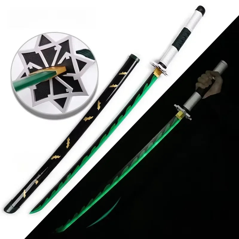 Katana Lumineux Demon Slayer – Sabre Japonais Taille Réelle Tanjirou Kamado