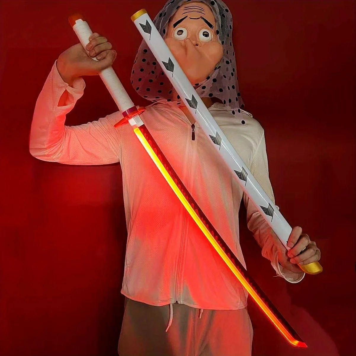 Katana Lumineux  – Sabre Demon Slayer Taille Réelle pour Cosplay et Collection