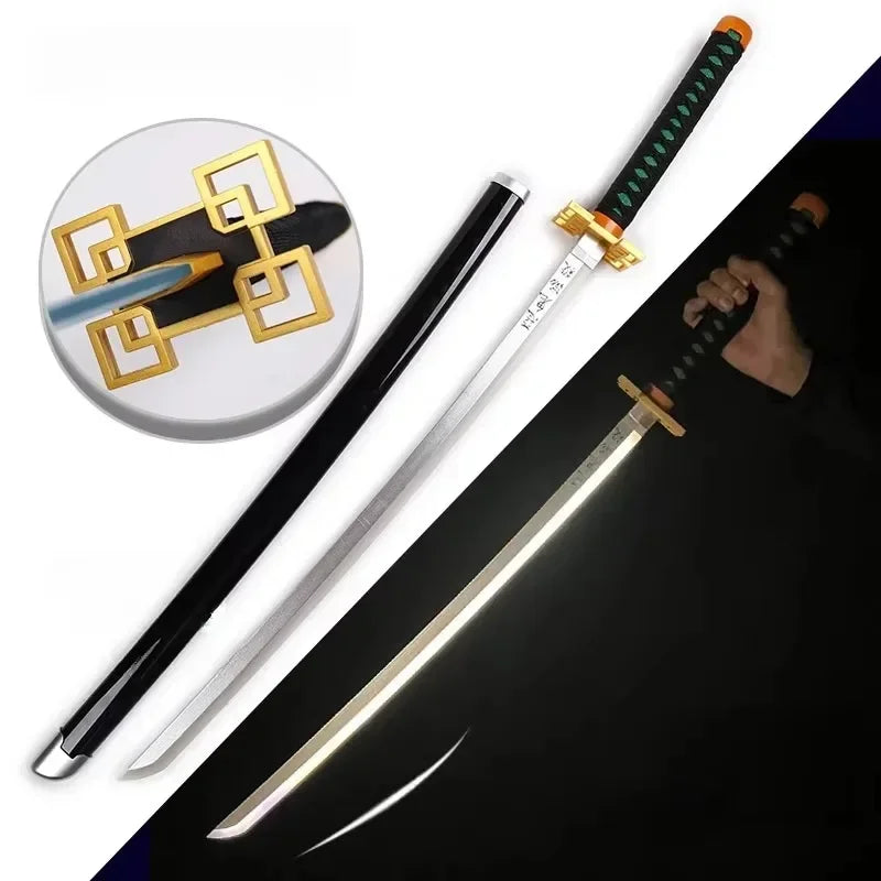 Katana Lumineux Demon Slayer – Sabre Japonais Taille Réelle Tanjirou Kamado