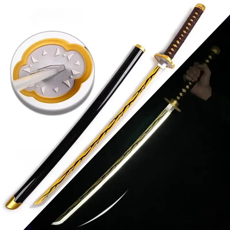 Katana Lumineux Demon Slayer – Sabre Japonais Taille Réelle Tanjirou Kamado